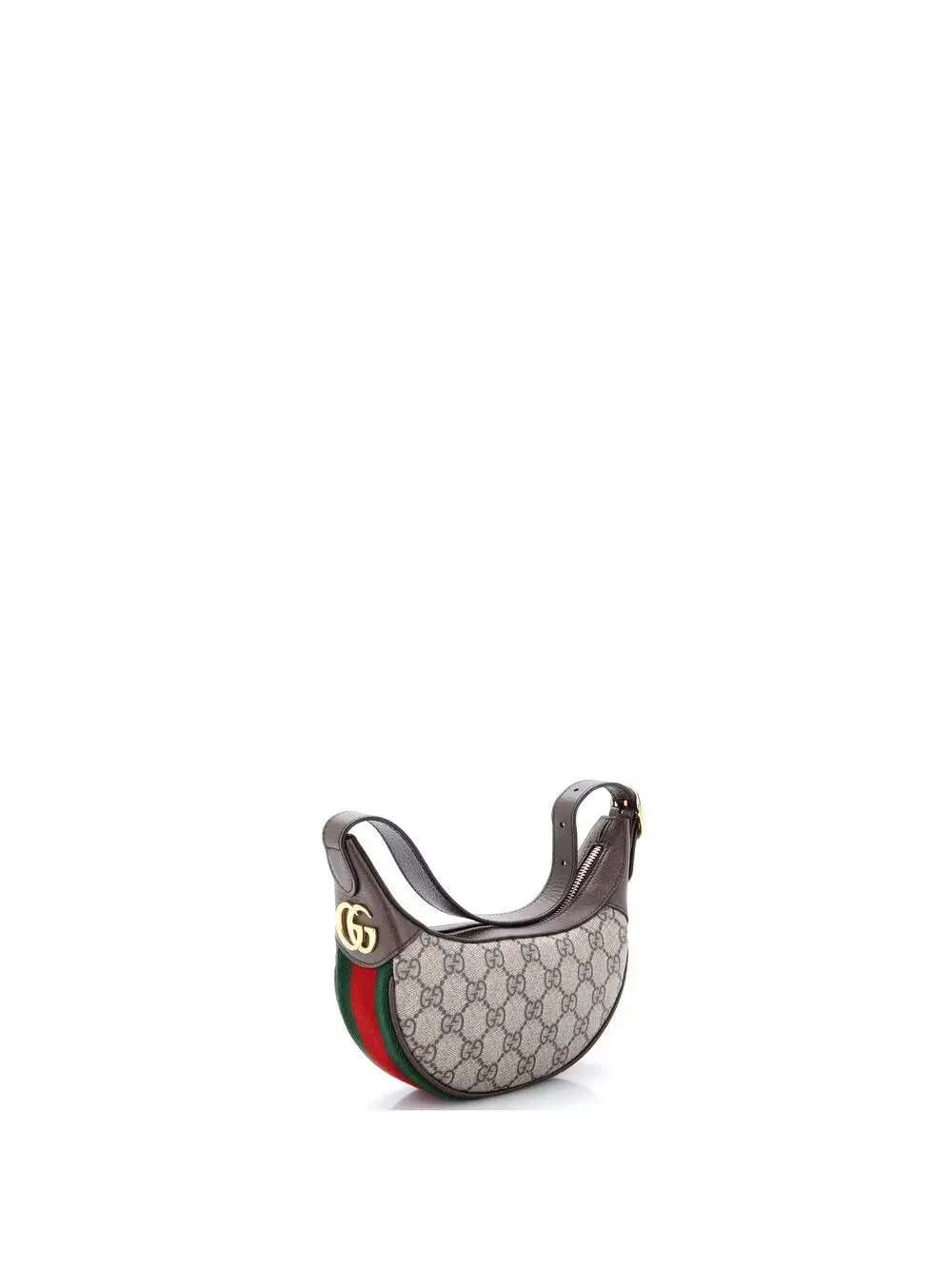 Gucci Ophidia Half Moon Bag Gg Coated #293059G14B
